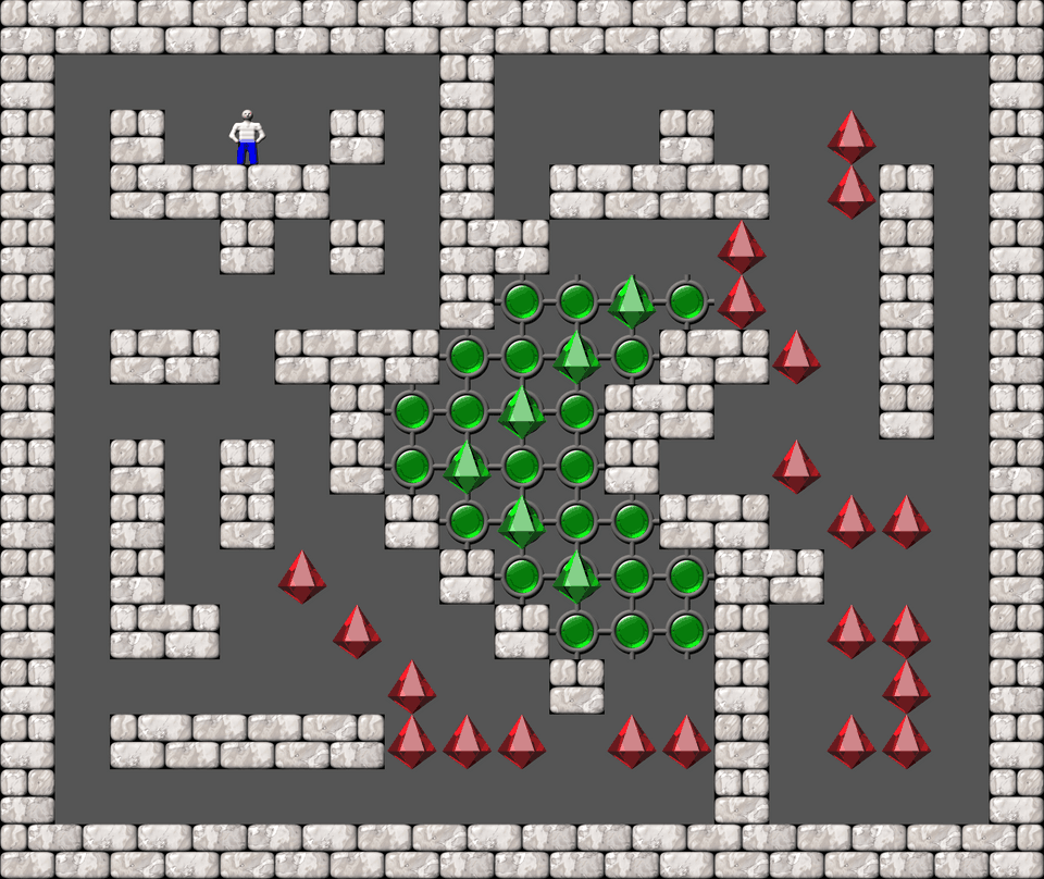 Sokoban The Solver's unsolvable level 2